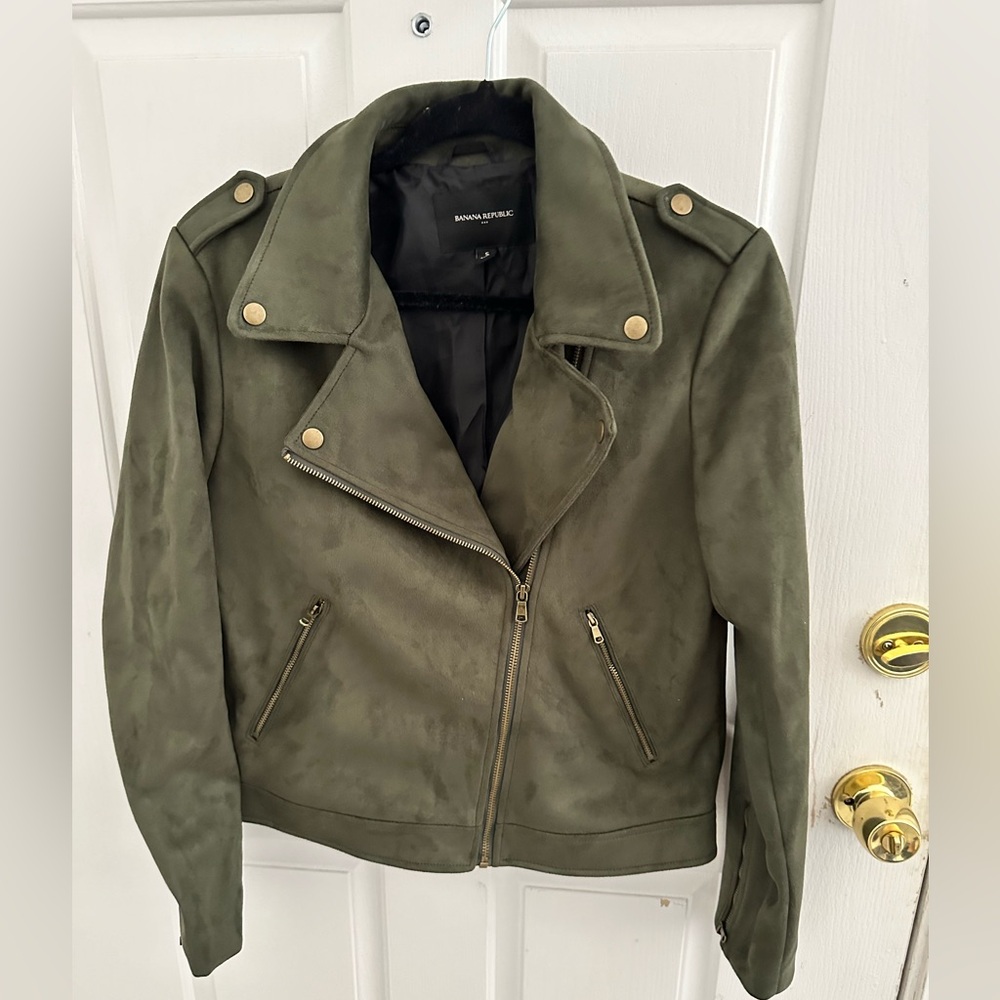 Banana Republic suede jacket size small